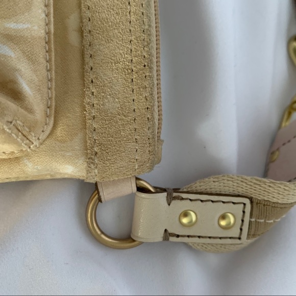 COACH Yellow & White Fabric Waist Bag - Picture 4 of 10